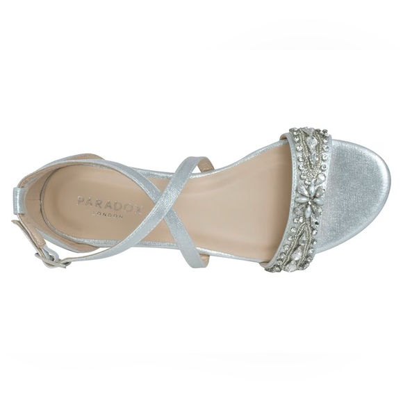 Paradox London Elyse Dress Sandals w/ low block heels women’s 9.5 only worn once - Picture 4 of 8